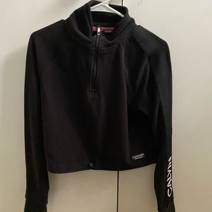 Calvin Klein Performance Cropped Quarter Zip - Size S